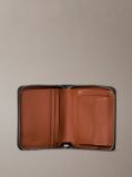 Brown Allover Monogram Square Zip Wallet  Women