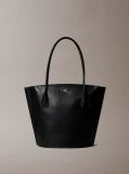 Black Monogram Logo Hardware Tote Bag  Women