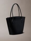 Black Monogram Logo Hardware Tote Bag  Women