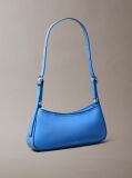 Blue Monogram Logo Hardware Shoulder Bag  Women