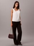 Red Monogram Hardware Shoulder Bag  Women
