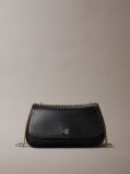 Black Monogram Hardware Shoulder Bag  Women