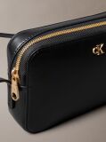 Black Monogram Logo Hardware Camera Bag  Women