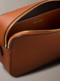 Brown Foil Logo Camera Bag  Women