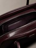 Red Trio Compartment Shoulder Bag  Women
