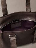 Brown Logo Strap Tote Bag  Women