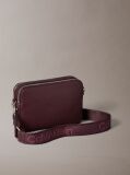 Red 2 Strap Logo Crossbody Camera Bag  Women
