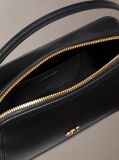 Black Monogram Logo Crossbody Camera Bag  Women