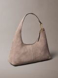 Brown Soft Suede Shoulder Bag  Women