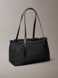 Black Embossed Monologo Satchel Bag  Women