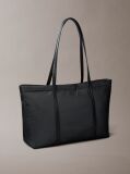 Black Embossed Monologo Tote Bag  Women