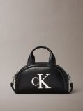 Black Signature Monogram Crossbody Bag  Women