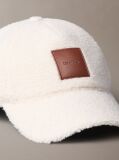 White Sherpa Baseball Cap  Women
