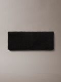 Black Wool Blend Soft Twist Headband  Women