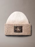 Brown Monologo Ombre Rib Beanie  Women