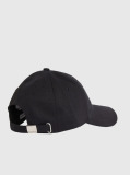Black Twill Logo Cap  Men