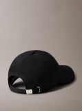 Black Twill Logo Cap  Men