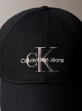 Black Twill Logo Cap  Men