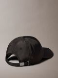 Black Logo Patch Cap  Men