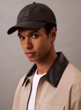 Black Logo Patch Cap  Men