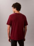 Κόκκινο Βαμβακερό T-shirt  Άνδρας