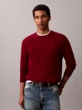 Red Merino Wool Classic Sweater  Men