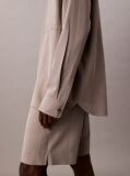 Beige Lyocell Relaxed Shirt  Men