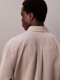 Beige Lyocell Relaxed Shirt  Men
