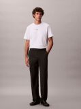 White Short Sleeve Stretch Pique Nano Easy Tee  Men