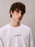 White Relaxed Long Sleeve T-shirt  Men
