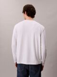 White Relaxed Long Sleeve T-shirt  Men