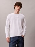 White Relaxed Long Sleeve T-shirt  Men