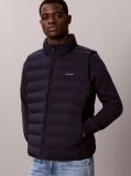 Blue Lightweight Quilted Puffer Gilet  Men