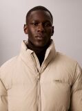 Beige Down Puffer Jacket  Men