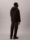 Black Technical Bonded Windbreaker  Men