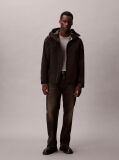 Black Technical Bonded Windbreaker  Men