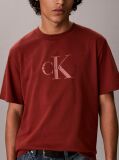 Red Monogram Logo T-Shirt  Men