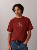 Red Monogram Logo T-Shirt  Men