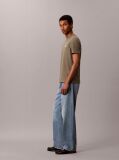 Green Cotton Badge T-shirt  Men