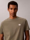 Green Cotton Badge T-shirt  Men