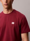 Κόκκινο Βαμβακερό T-shirt  Άνδρας