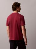 Κόκκινο Βαμβακερό T-shirt  Άνδρας