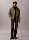 Green Lightweight Nylon Puffer Jacket  Men
