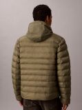 Green Lightweight Nylon Puffer Jacket  Men