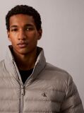 Grey Lightweight Nylon Puffer Jacket  Men