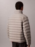 Grey Lightweight Nylon Puffer Jacket  Men