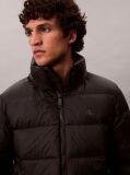 Black Hooded Down Puffer Jacket  Men