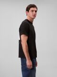 Μαύρο Κοντομάνικο T-Shirt  Άνδρας