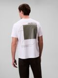 Λευκό Κοντομάνικο T-Shirt  Άνδρας