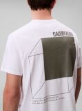Λευκό Κοντομάνικο T-Shirt  Άνδρας